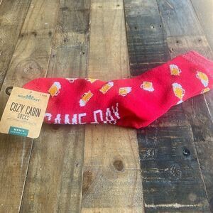 Game Day Cozy Cabin Socks Mens 8-12.5